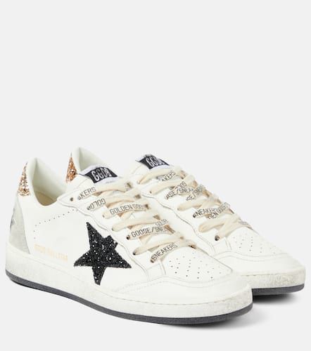 Ball Star glitter leather sneakers - Golden Goose - Modalova