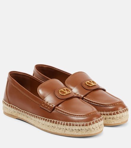 VLogo Signature leather espadrilles - Valentino Garavani - Modalova