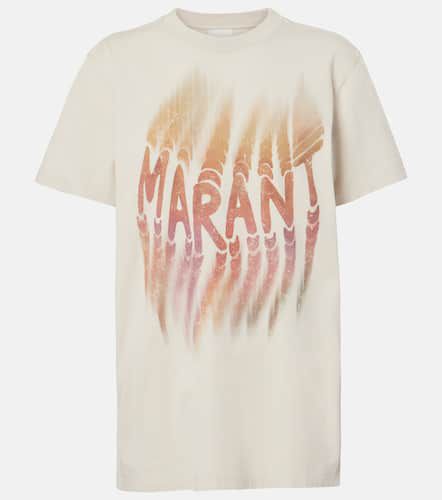 Zoeline logo cotton jersey T-shirt - Marant Etoile - Modalova