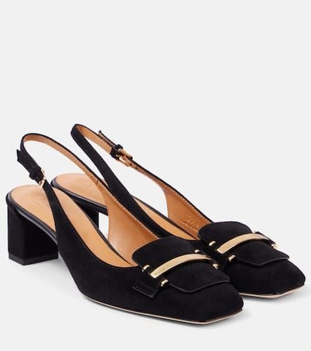 Tod's 50 suede slingback pumps - Tod's - Modalova