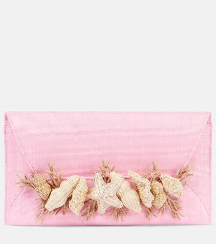 Clutch Marea Small con rafia - Aquazzura - Modalova