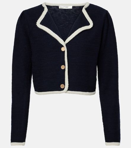 Top Corded Cardi de lana y algodón - Frame - Modalova