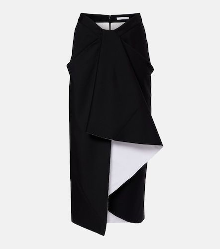 Gonna midi in lana e mohair - Givenchy - Modalova