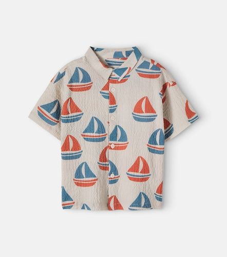 Konges Sløjd Camisa Elliot de sirsaca de algodón estampada - Konges Slojd - Modalova