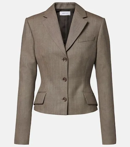 McQueen Cropped wool blazer - McQueen - Modalova