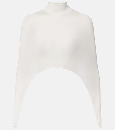 Alaia Knitted silk-blend top - Alaia - Modalova