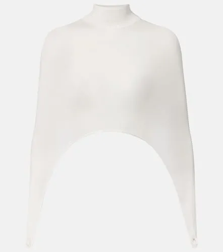 Alaia Knitted silk-blend top - Alaia - Modalova