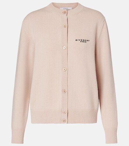 Cardigan cropped in lana e cashmere - Givenchy - Modalova