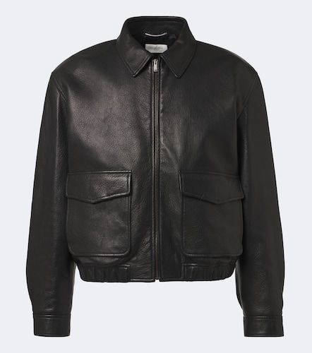 Saint Laurent Blouson aus Leder - Saint Laurent - Modalova