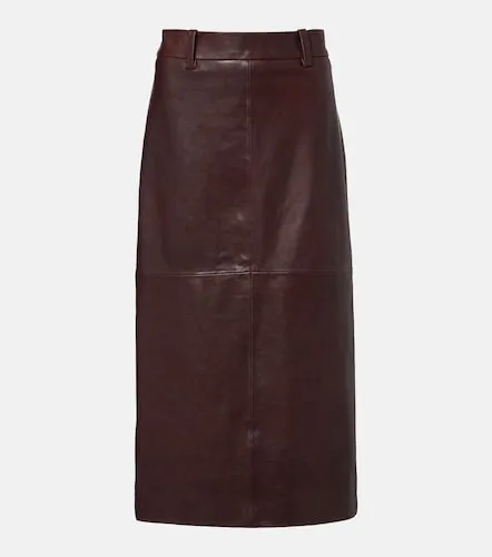 Midirock aus Leder - Brunello Cucinelli - Modalova