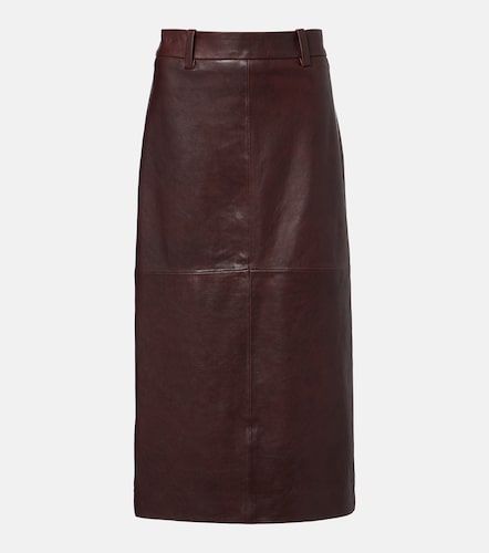 Midirock aus Leder - Brunello Cucinelli - Modalova