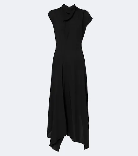 Vestido midi drapeado - Victoria Beckham - Modalova
