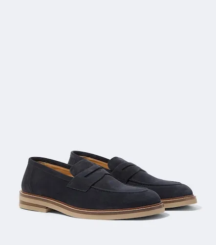 Suede penny loafers - Brunello Cucinelli - Modalova