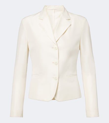 Single-breasted silk faille blazer - Gucci - Modalova