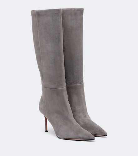 Botas altas Harper de ante - Aquazzura - Modalova