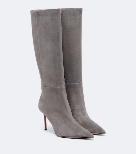 Harper suede knee-high boots - Aquazzura - Modalova