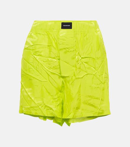 Shorts in jacquard con logo - Balenciaga - Modalova