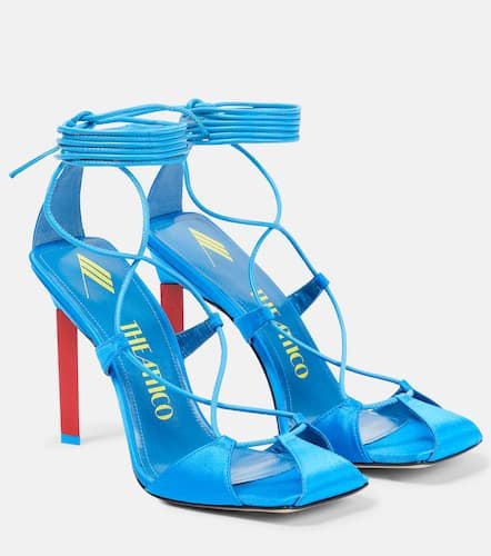 Adele lace-up satin sandals - The Attico - Modalova