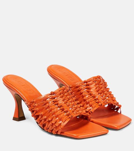 Cabo woven leather sandals - Souliers Martinez - Modalova