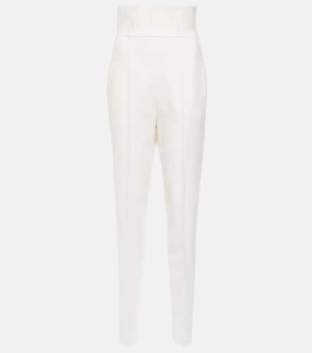 Bridal slim wool-blend pants - Nensi Dojaka - Modalova