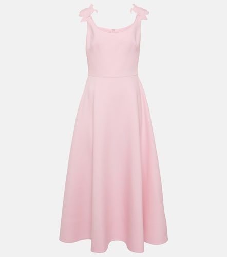 Valentino Abito midi in lana e seta - Valentino - Modalova