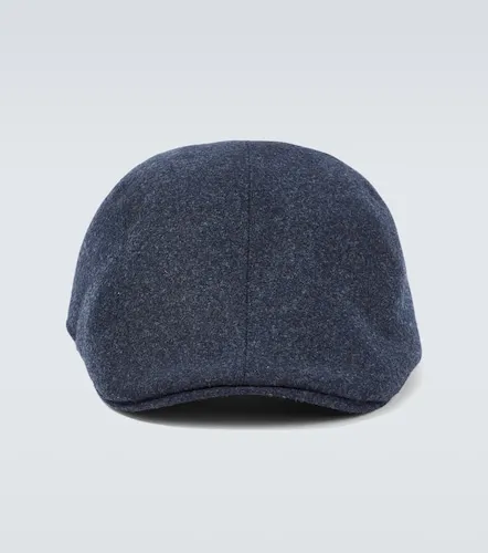 Cappello in lana con logo - Brunello Cucinelli - Modalova