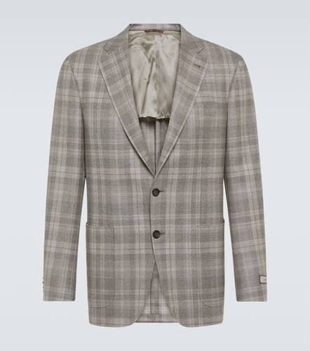 Canali Kei checked wool blazer - Canali - Modalova