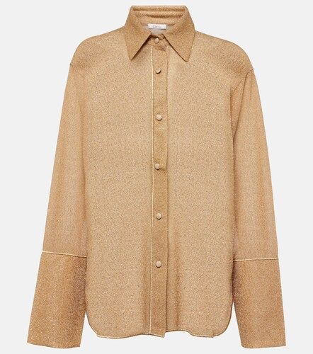 Oseree Lumiere lame shirt - Oseree - Modalova