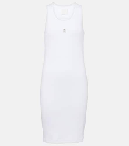 Vestido corto 4G de algodón acanalado - Givenchy - Modalova