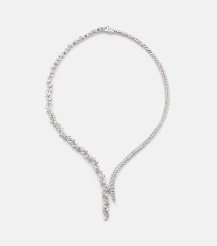 Kt white gold necklace with diamonds - Yeprem - Modalova