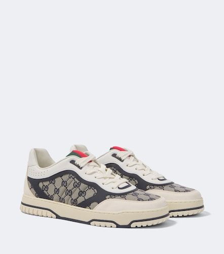 Gucci Gucci Re-Web leather sneakers - Gucci - Modalova