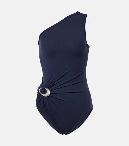 Gathered one-shoulder swimsuit - Bottega Veneta - Modalova