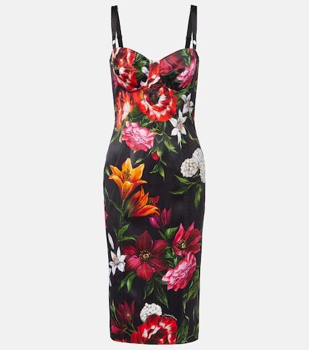Dolce&Gabbana Midikleid aus Satin - Dolce&Gabbana - Modalova