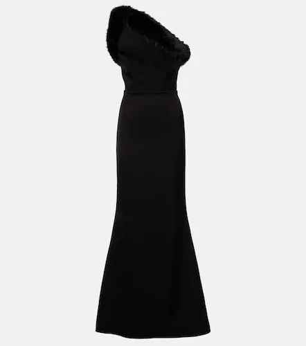 One-shoulder bustier gown - David Koma - Modalova