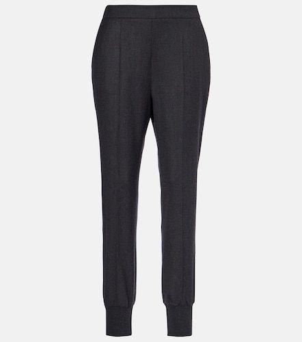 Mid-rise wool tapered sweatpants - Stella McCartney - Modalova