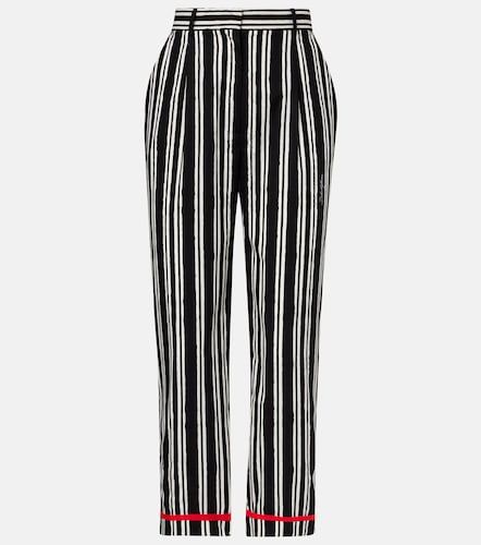 Pantalones rectos de algodón a rayas - Dolce&Gabbana - Modalova