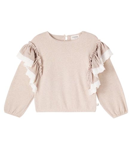 Sudadera Licata en mezcla de algodón con volantes - Cozmo - Modalova
