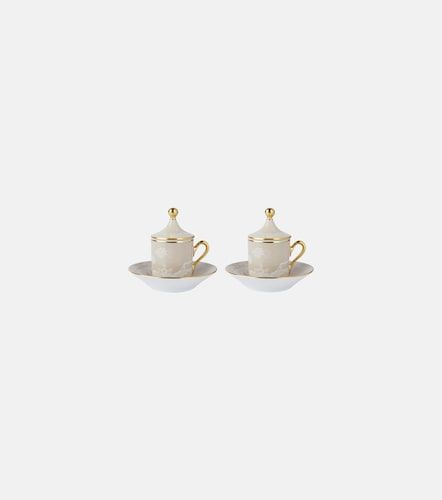 Oriente Italiano - Set di 2 tazzine da caffè, coperchi e piattini - Ginori 1735 - Modalova