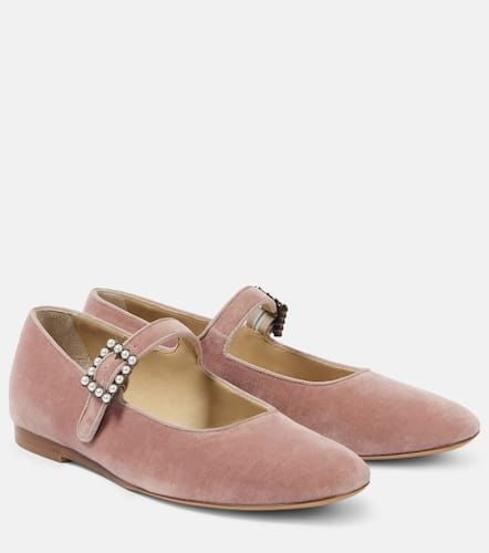 Le Monde BÃ©ryl Velvet Mary Jane flats - Le Monde Beryl - Modalova