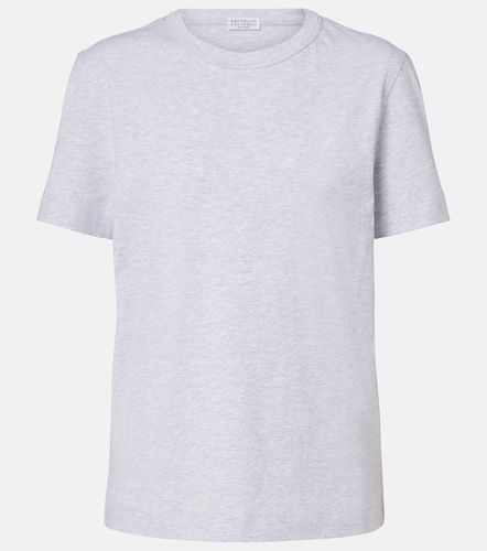 Camiseta de jersey de algodón - Brunello Cucinelli - Modalova
