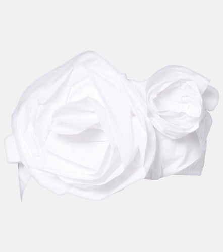 Top bandeau Rosette de popelín de algodón - Simone Rocha - Modalova