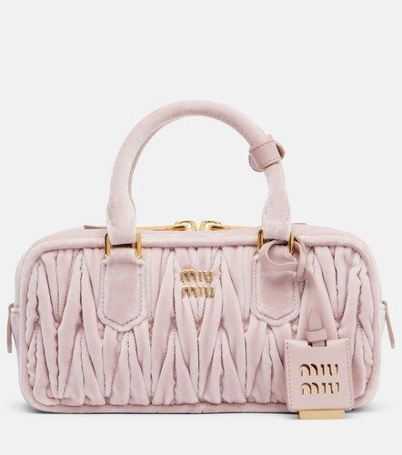 Borsa a mano Arcadie in suede matelassé - Miu Miu - Modalova