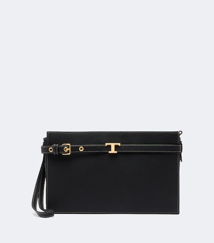 Clutch T Signature Small aus Leder - Tod's - Modalova
