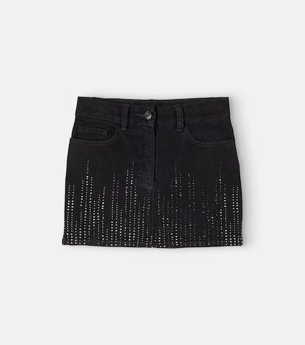 Monnalisa Falda de denim adornada - Monnalisa - Modalova