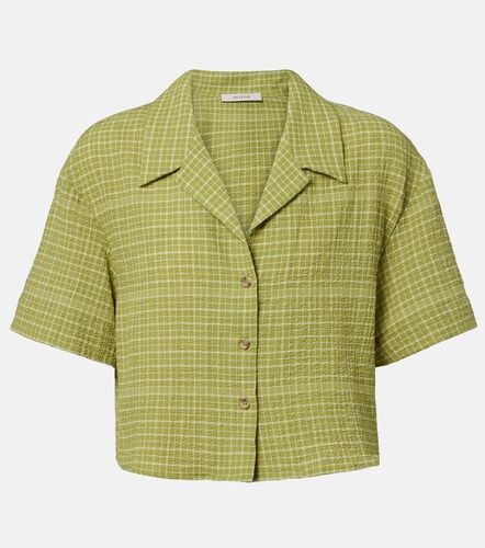 Lincoln checked cotton bowling shirt - Asceno - Modalova
