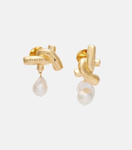 Orecchini Chain Link con perle - Givenchy - Modalova
