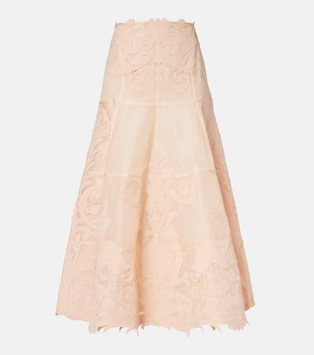 Rebellion Filigree embroidered midi skirt - Zimmermann - Modalova