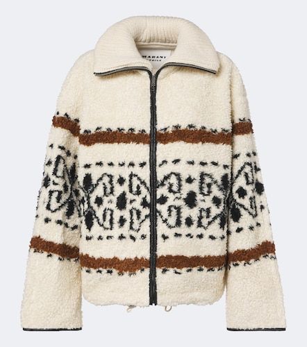Marant Etoile Giacca Luka in teddy - Marant Etoile - Modalova