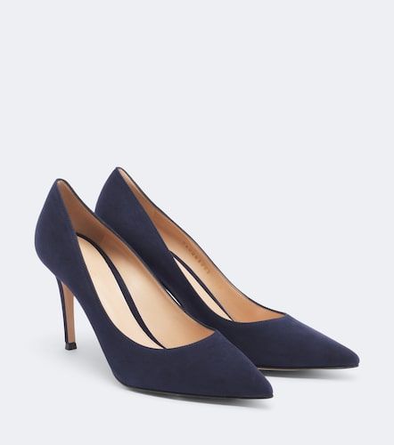 Pumps Gianvito aus Veloursleder - Gianvito Rossi - Modalova
