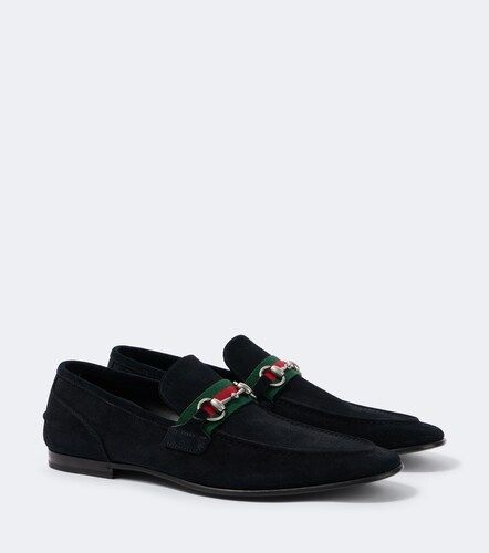 Mocassini Como Horsebit in suede - Gucci - Modalova